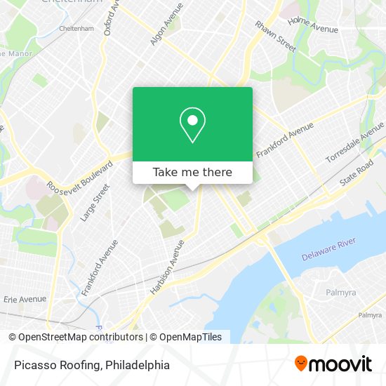 Picasso Roofing map