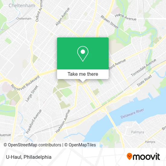 U-Haul map