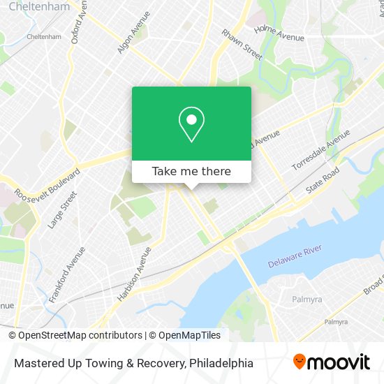 Mastered Up Towing & Recovery map