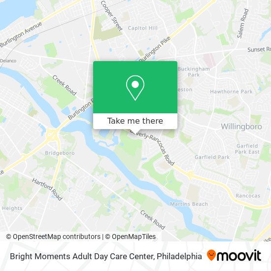 Bright Moments Adult Day Care Center map