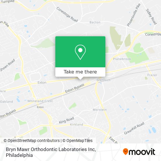 Bryn Mawr Orthodontic Laboratories Inc map