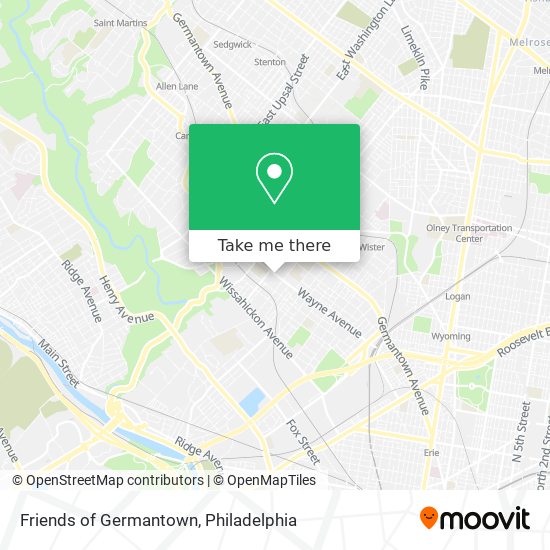 Mapa de Friends of Germantown