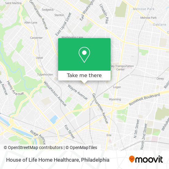 House of Life Home Healthcare map