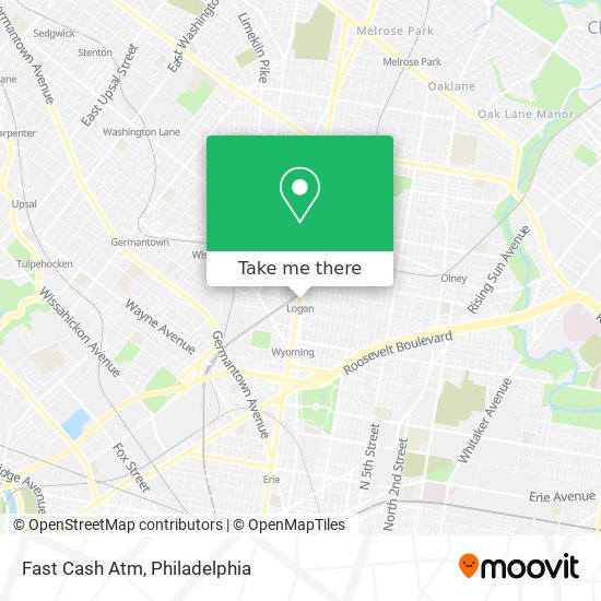 Fast Cash Atm map