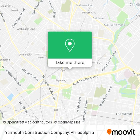 Yarmouth Construction Company map