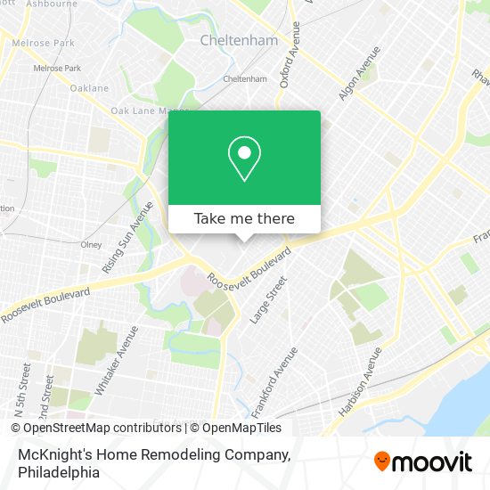 McKnight's Home Remodeling Company map