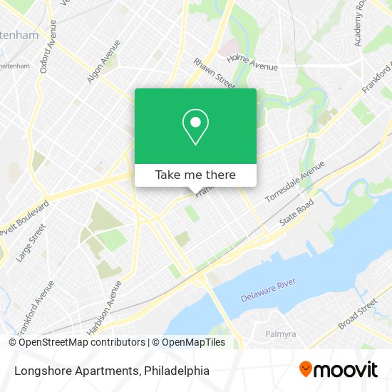 Longshore Apartments map