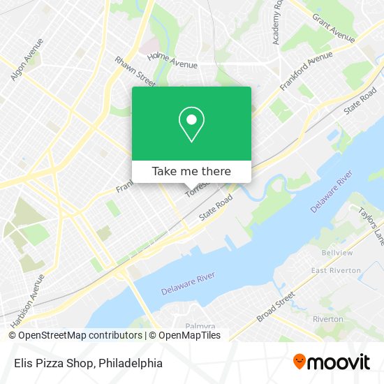 Elis Pizza Shop map