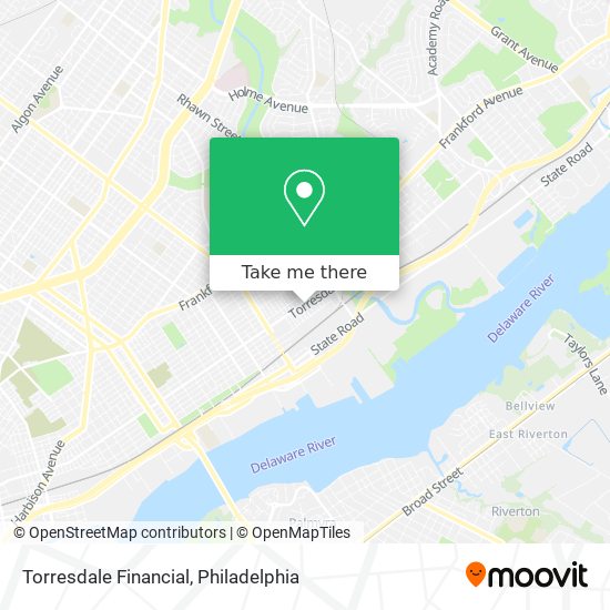 Mapa de Torresdale Financial