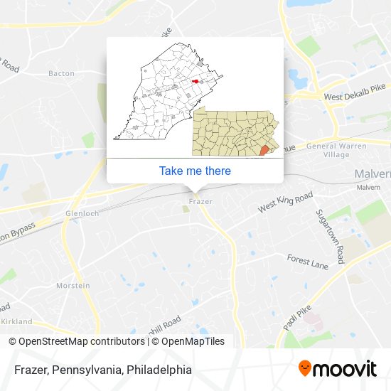 Frazer, Pennsylvania map