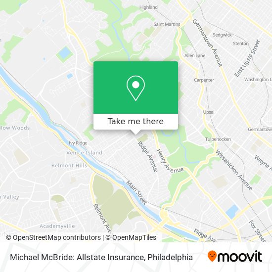 Mapa de Michael McBride: Allstate Insurance