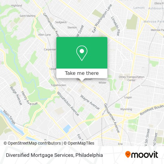 Mapa de Diversified Mortgage Services