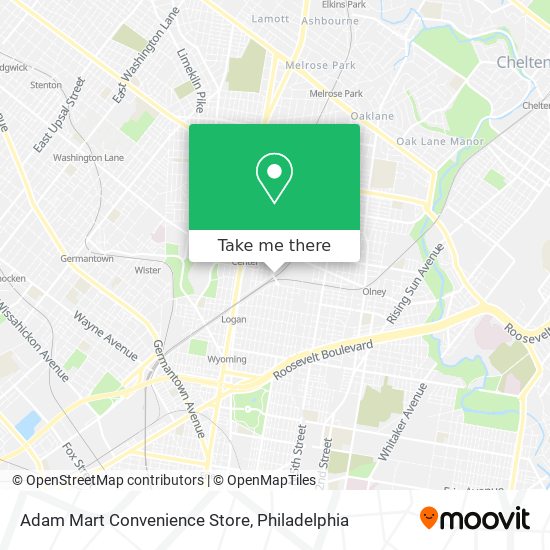 Adam Mart Convenience Store map