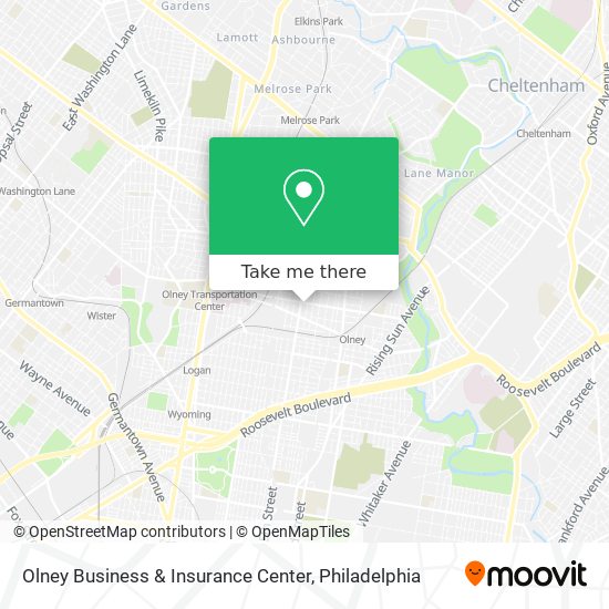 Olney Business & Insurance Center map