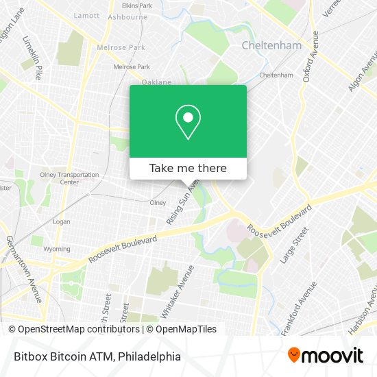 Mapa de Bitbox Bitcoin ATM