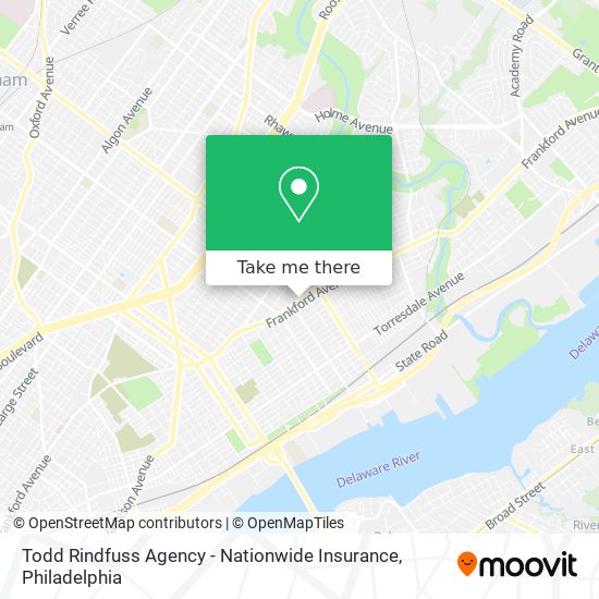 Todd Rindfuss Agency - Nationwide Insurance map