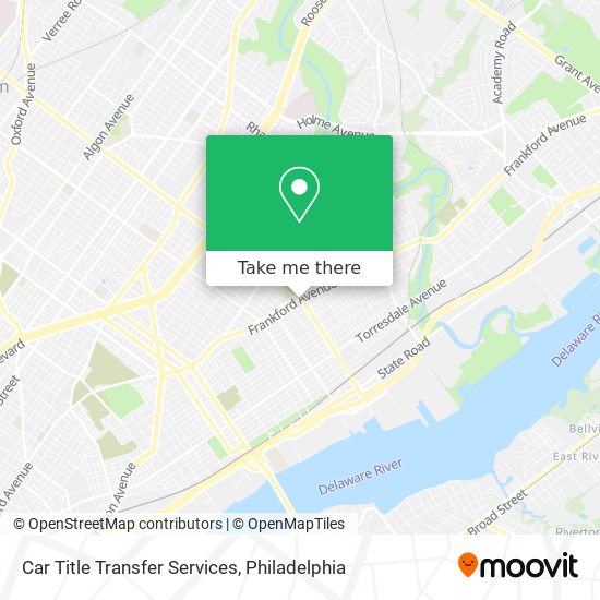 Car Title Transfer Services map