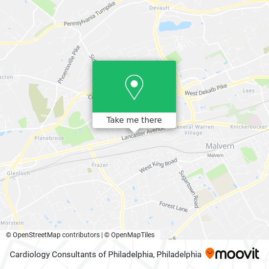 Mapa de Cardiology Consultants of Philadelphia