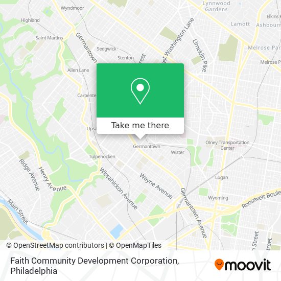 Mapa de Faith Community Development Corporation