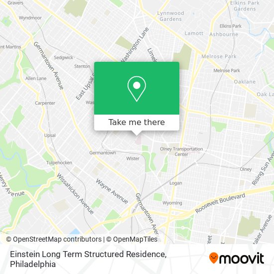 Einstein Long Term Structured Residence map