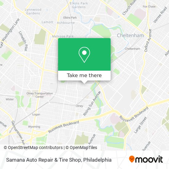 Samana Auto Repair & Tire Shop map