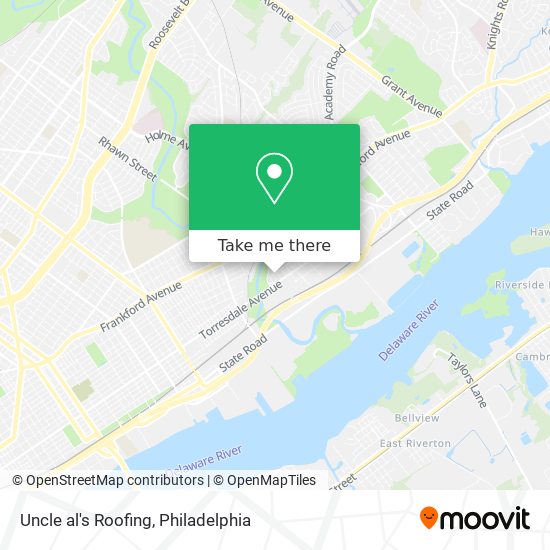 Uncle al's Roofing map