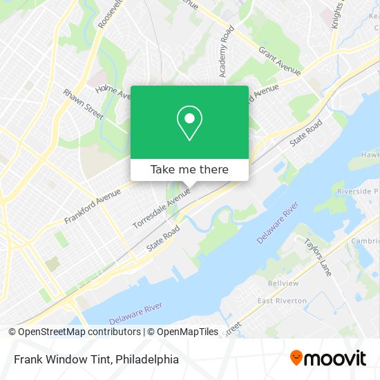 Frank Window Tint map