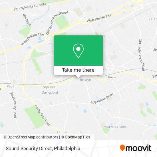 Sound Security Direct map