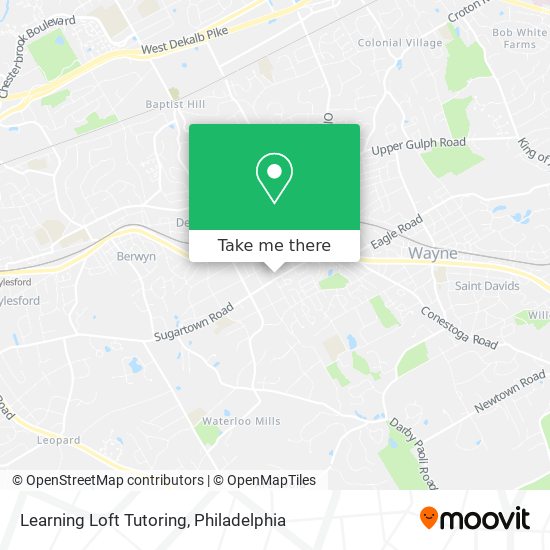 Learning Loft Tutoring map