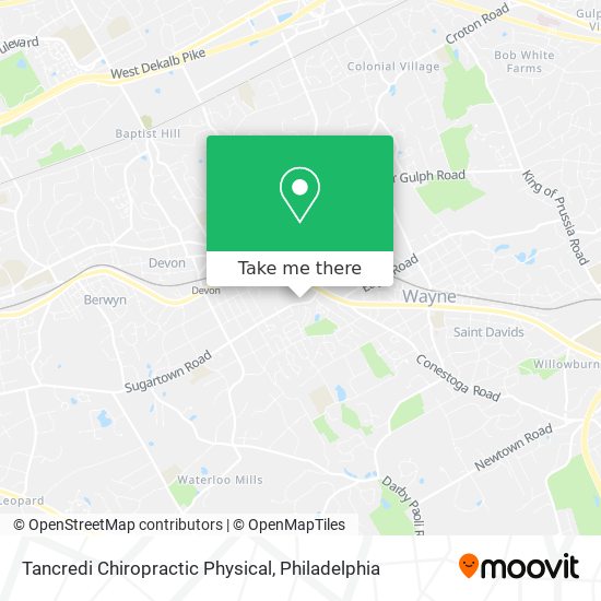 Mapa de Tancredi Chiropractic Physical