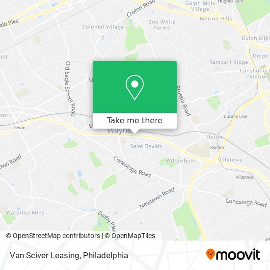 Mapa de Van Sciver Leasing