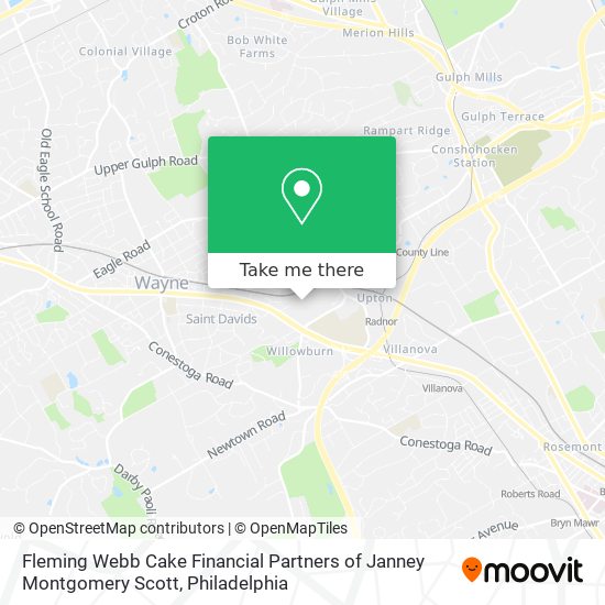 Fleming Webb Cake Financial Partners of Janney Montgomery Scott map