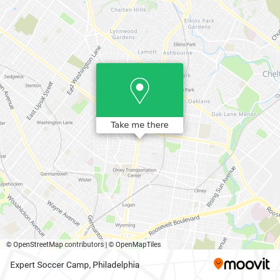 Mapa de Expert Soccer Camp