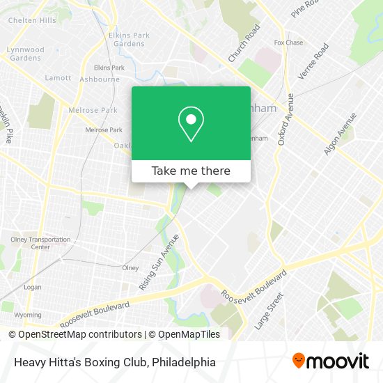 Mapa de Heavy Hitta's Boxing Club