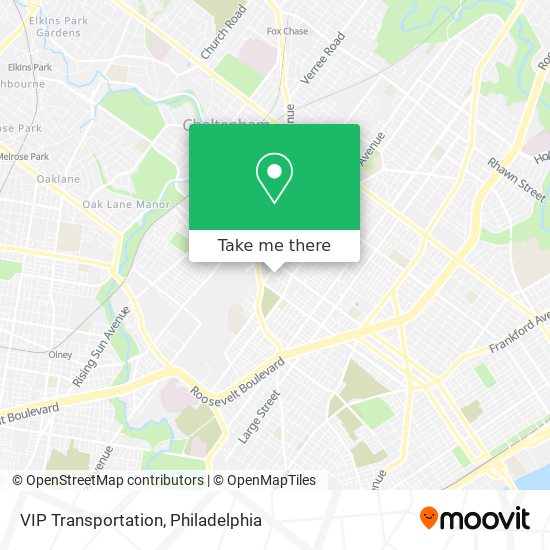 VIP Transportation map