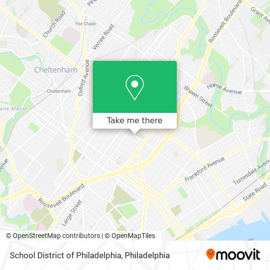 Mapa de School District of Philadelphia