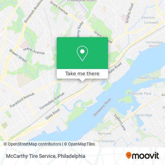 McCarthy Tire Service map