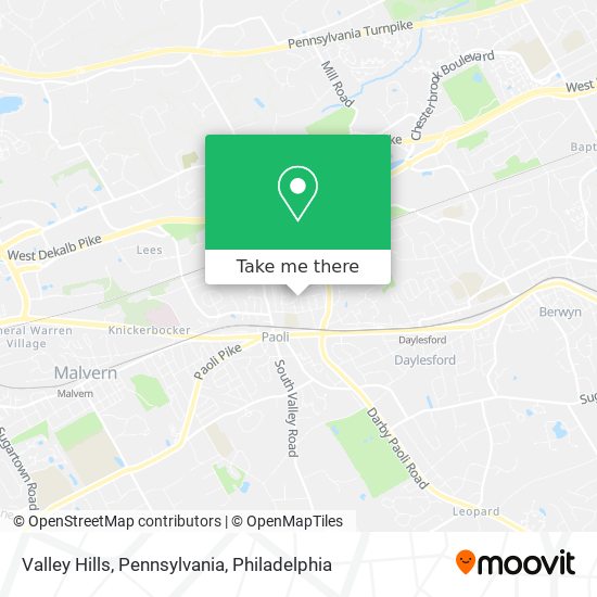 Mapa de Valley Hills, Pennsylvania