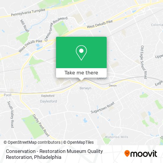 Mapa de Conservation - Restoration Museum Quality Restoration