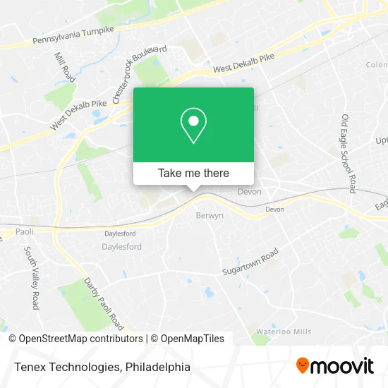 Tenex Technologies map