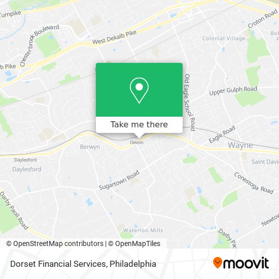 Dorset Financial Services map