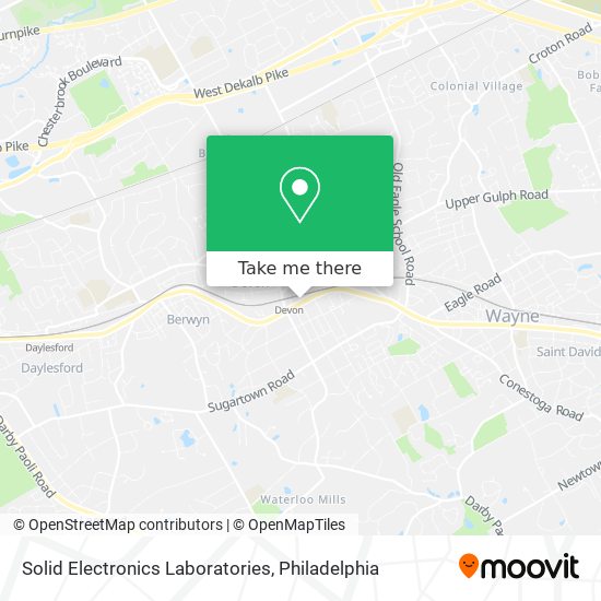 Mapa de Solid Electronics Laboratories