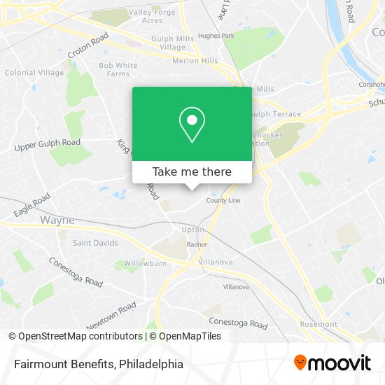 Fairmount Benefits map