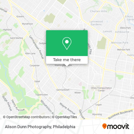 Alison Dunn Photography map