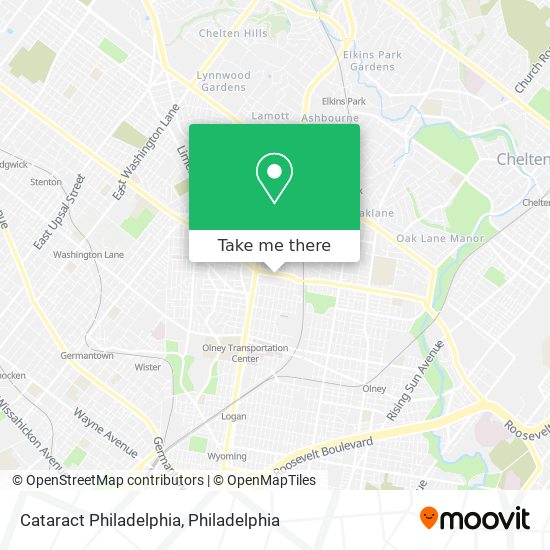 Mapa de Cataract Philadelphia