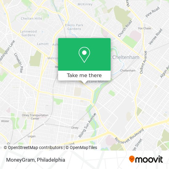 MoneyGram map