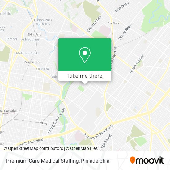 Premium Care Medical Staffing map