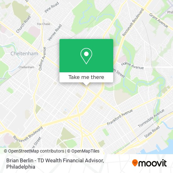 Brian Berlin - TD Wealth Financial Advisor map