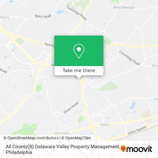 All County(R) Delaware Valley Property Management map