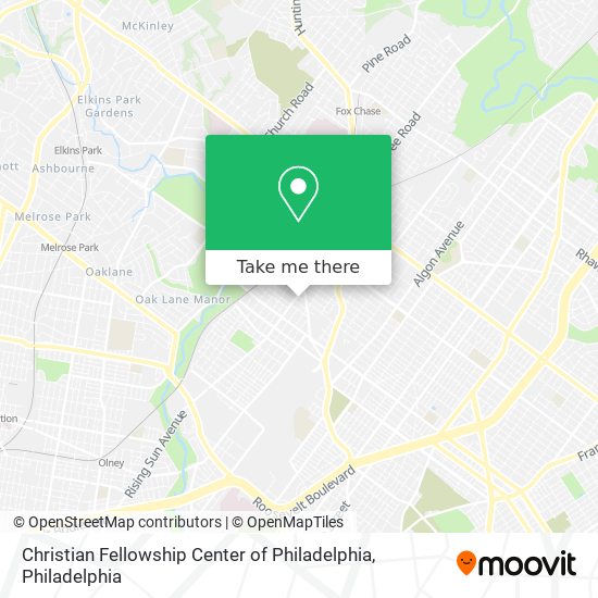 Mapa de Christian Fellowship Center of Philadelphia